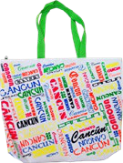 Cancún City Print Bag — product photograph